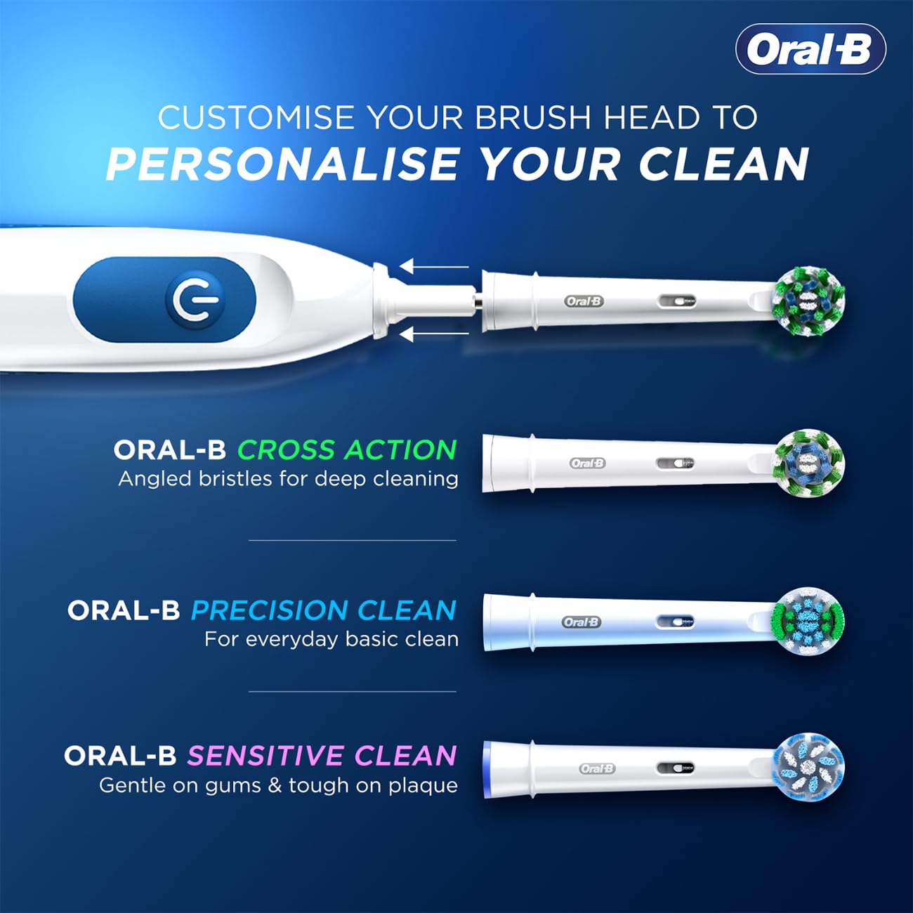Oral B Pro Expert Electric Toothbrush for adults, Battery Operated with replaceable brush head,Pack of 1, Multicolor - Image 5