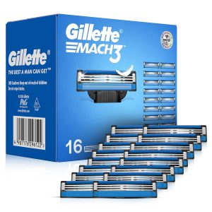 Gillette Mach 3 Shaving Blades, 16 pcs