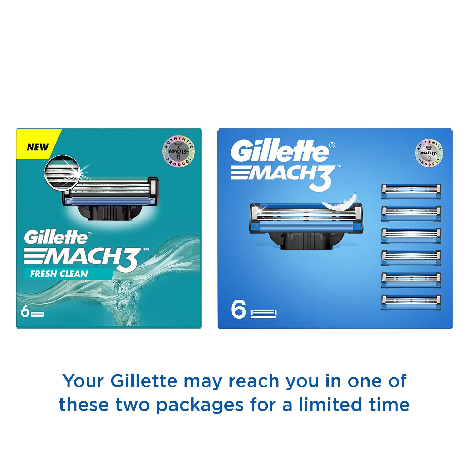 Gillette Mach 3 Blades- Pack of 6 - Image 4