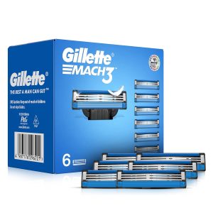 Gillette Mach 3 Blades- Pack of 6