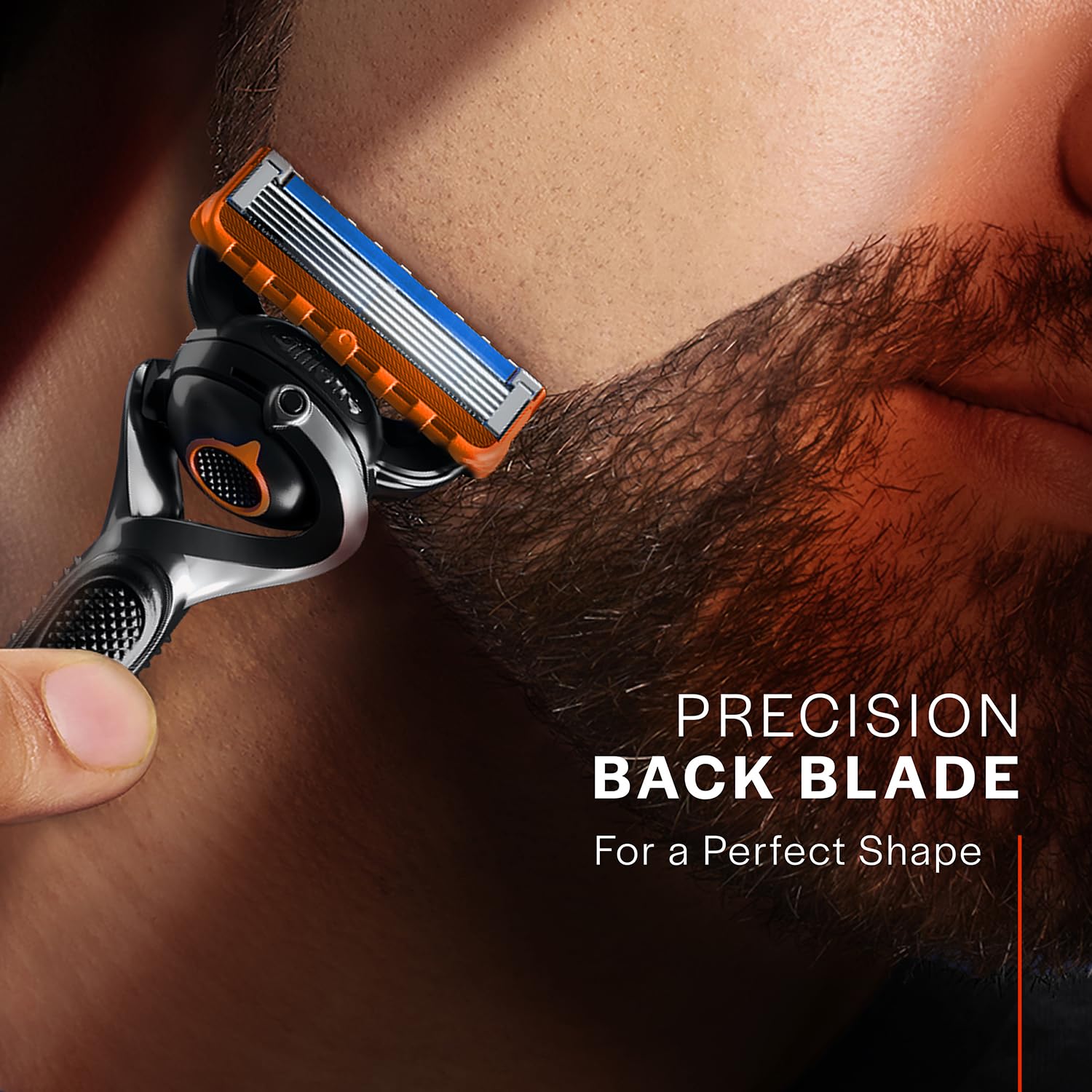 Gillette Fusion Proglide Blades for men - 10 count for Perfect Shave and Perfect Beard Shape with styling back blade - Image 4