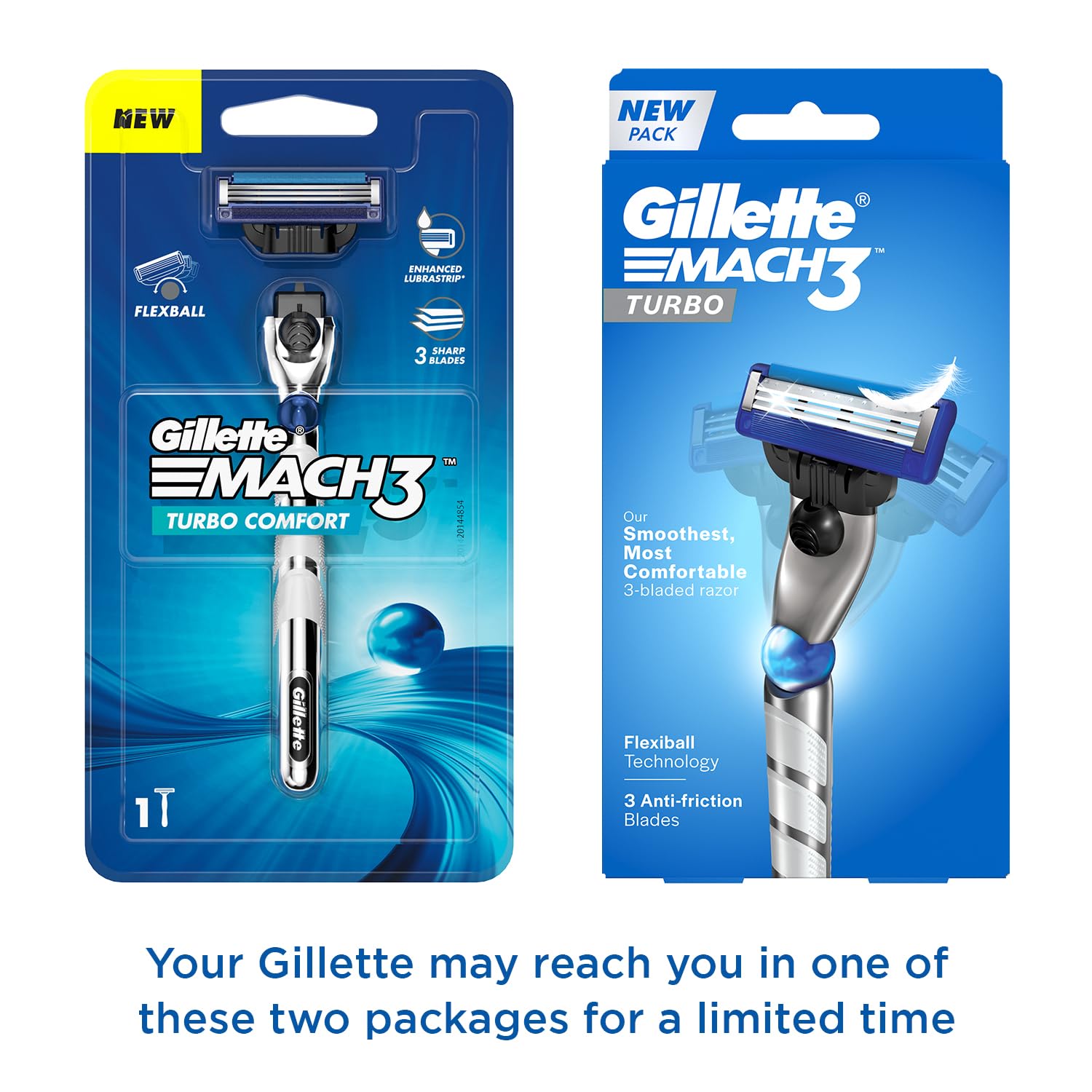 Gillette Mach3 Turbo Men’s Razor with Flexball Technology - Image 3