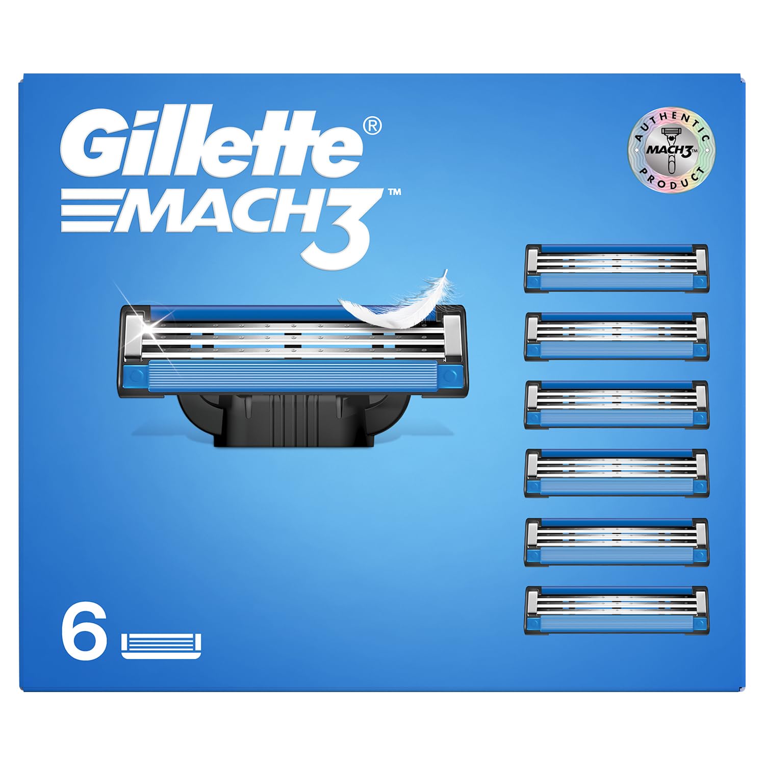 Gillette Mach 3 Blades- Pack of 6 - Image 2