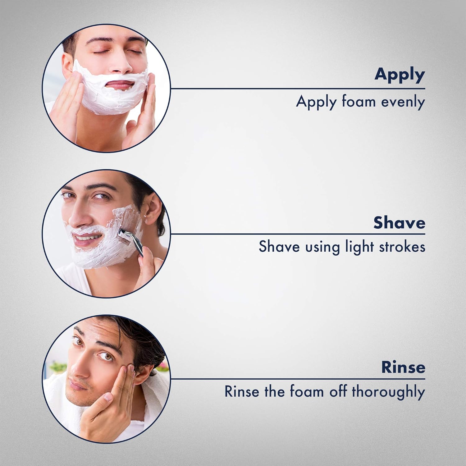 Gillette Pre Shave Foam - Classic Regular 196 gm - Image 3