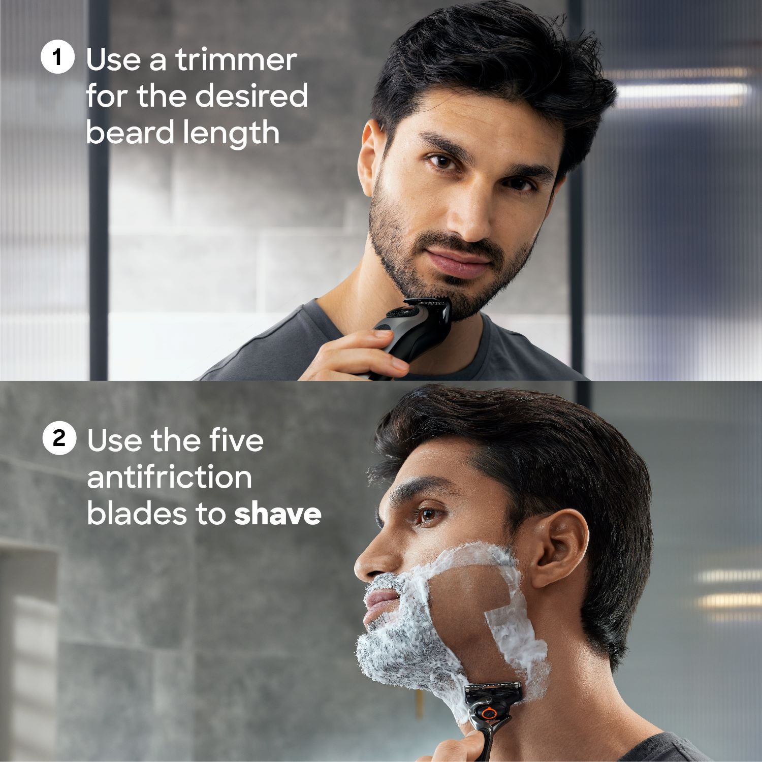 Gillette Fusion Proglide Blades for men - 6 count for Perfect Shave and Perfect Beard Shape with styling back blade - Image 5