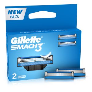 Gillette Mach3 - Manual Shaving Razor Blades Cartridge 2 pcs