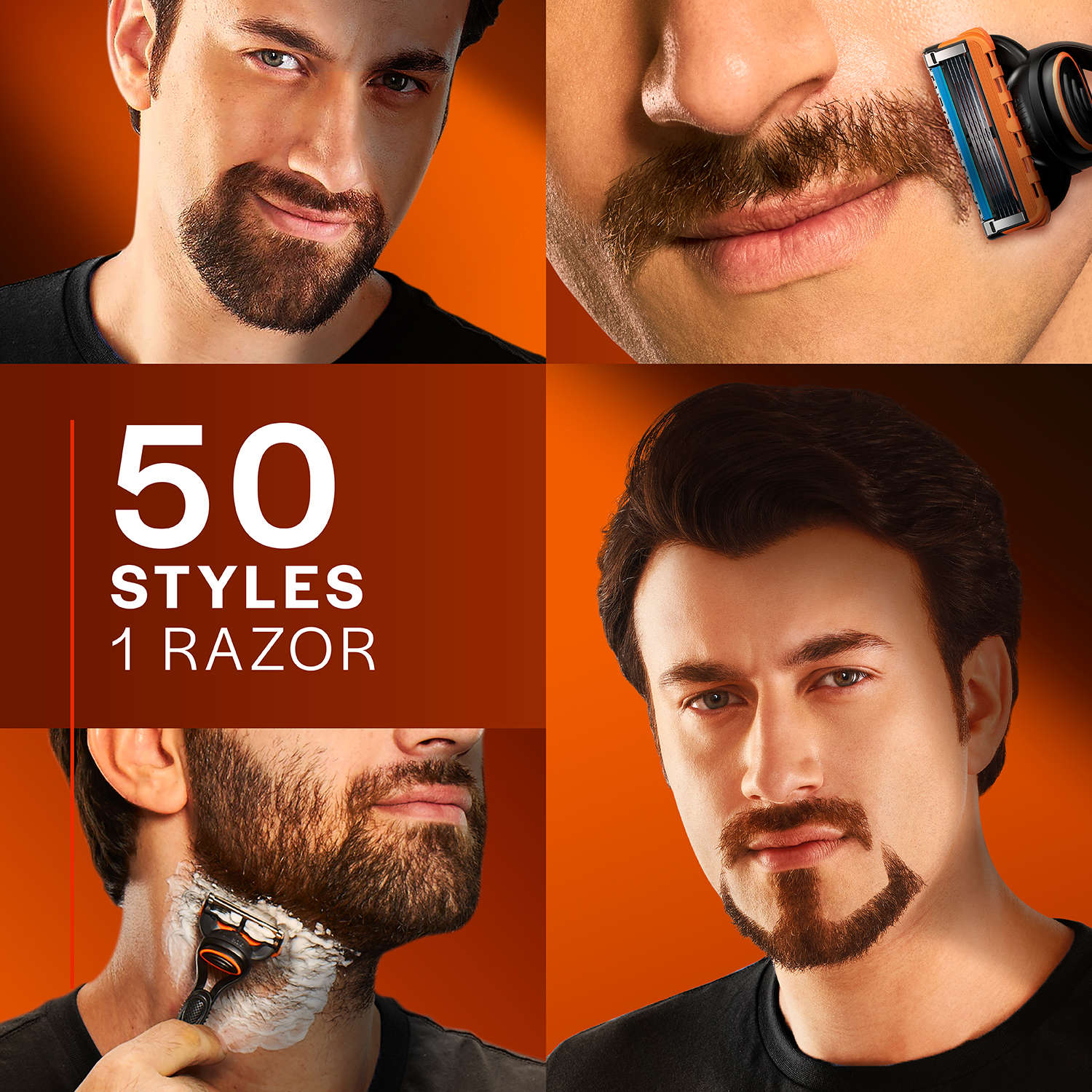Gillette Fusion Manual Razor, 1 Pc , Gillette Fusion Manual Shaving Razor Blades - 2s Pack (Cartridge) - Image 9