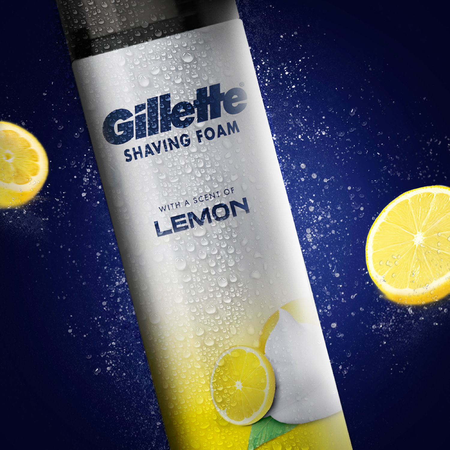 Gillette Classic Lemon Lime Pre Shave Foam - 196 g - Image 2