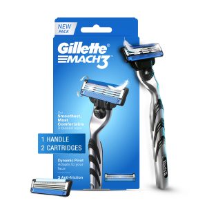 Gillette Mach 3 Shaving Razor + 1 Shaving Blade (Cartridge)