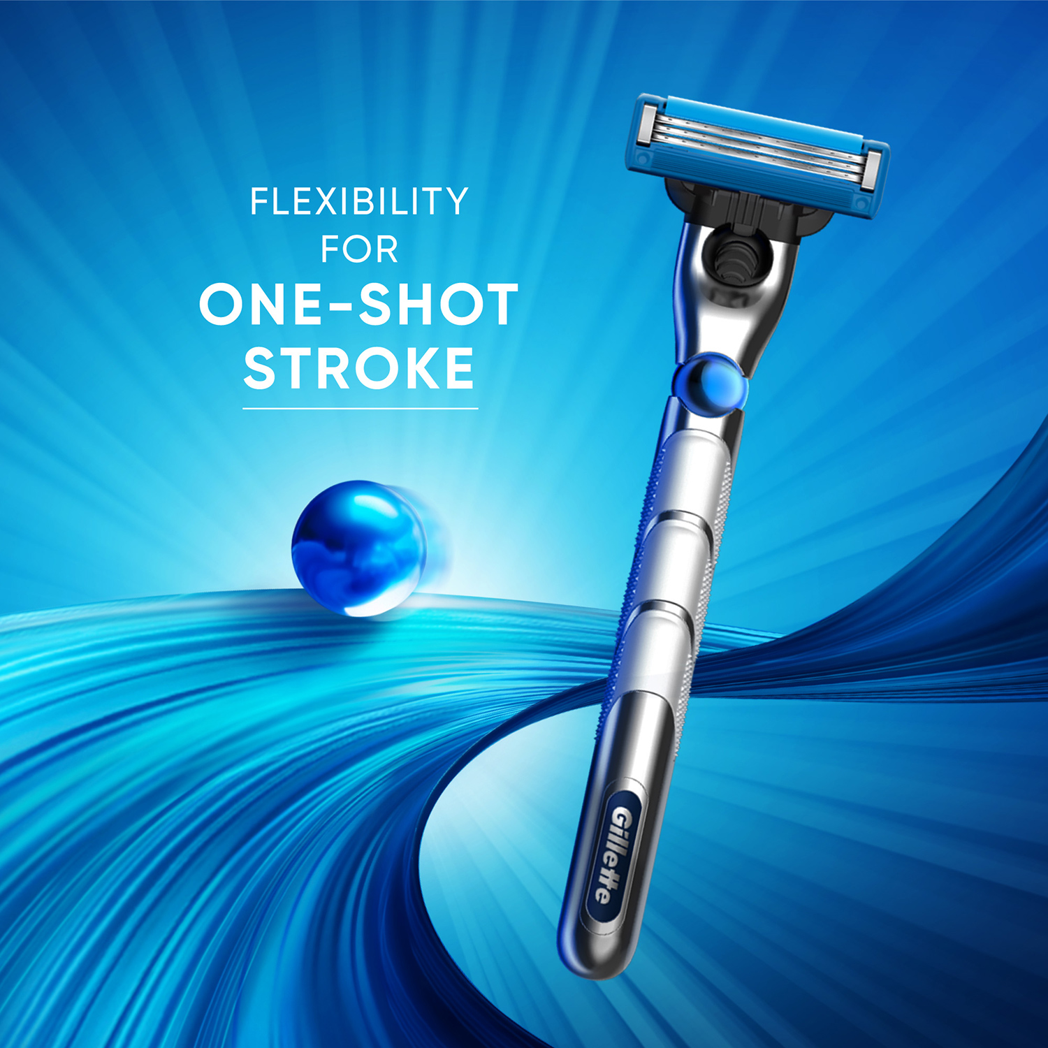 Gillette Mach3 Turbo Men’s Razor with Flexball Technology - Image 5