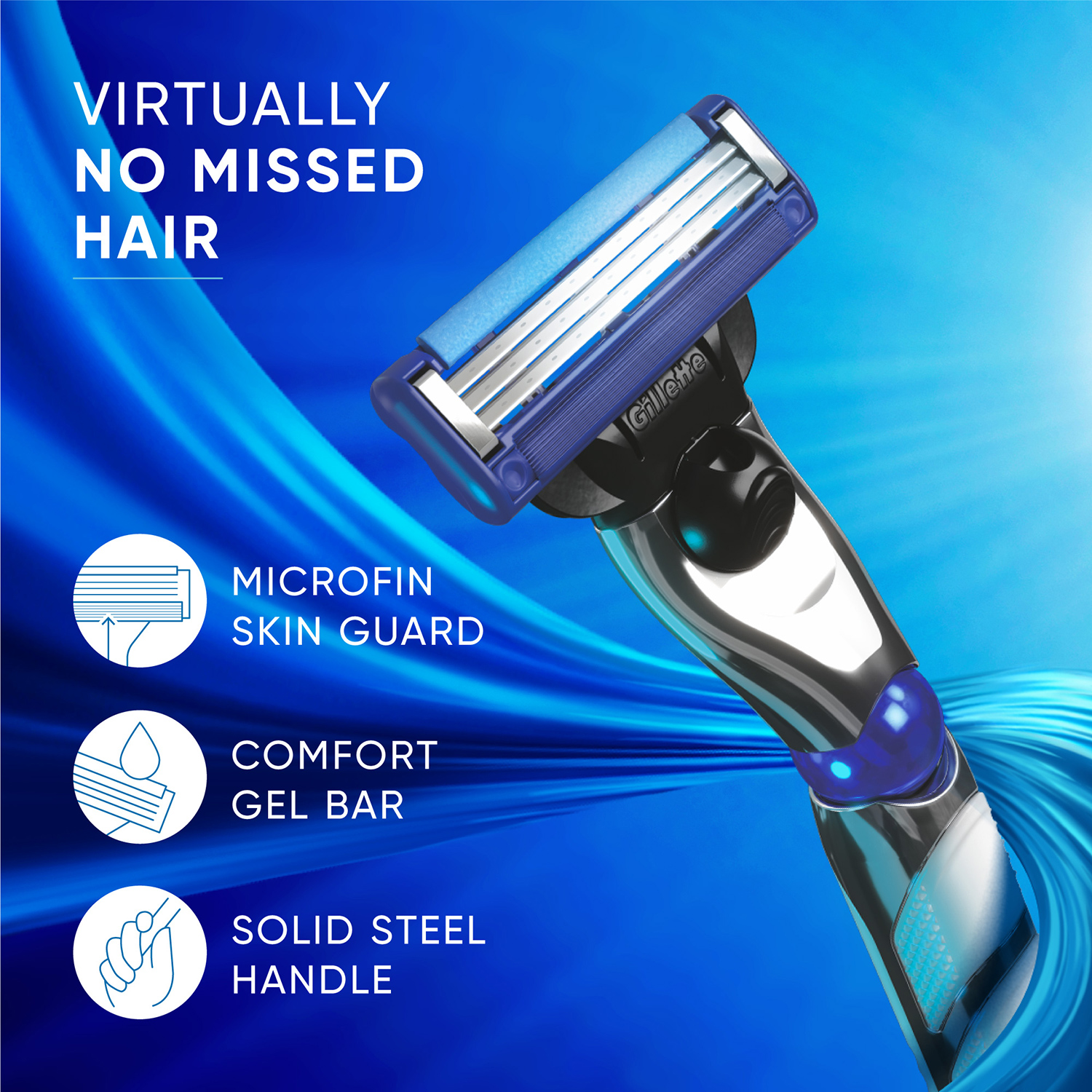 Gillette Mach3 Turbo Men’s Razor with Flexball Technology - Image 7