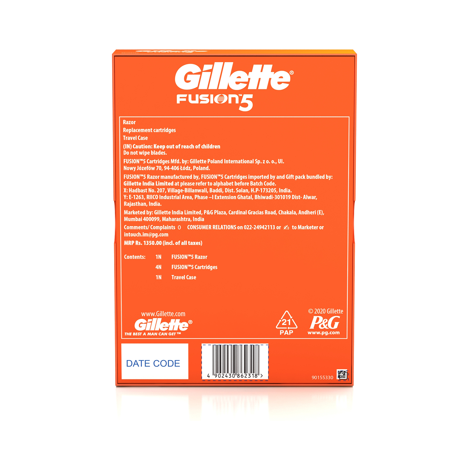 Gillette Fusion Gift Pack - Image 3