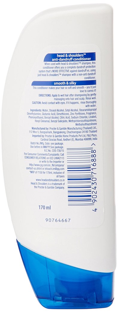 Head & Shoulder Anti-Dandruff Conditioner - Smooth & Silky 170 ml - Image 2