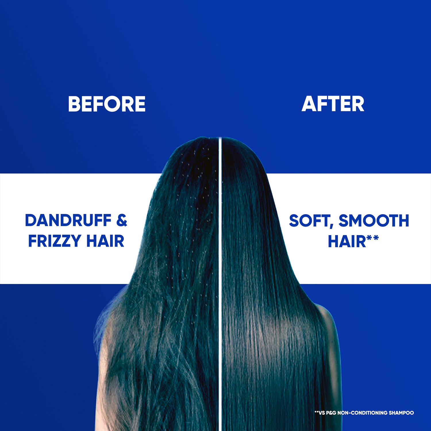 Head & Shoulders 2-in-1 Cool Menthol Anti Dandruff Shampoo + Conditioner for Women & Men, With Almond Milk (180 ml) - Image 4