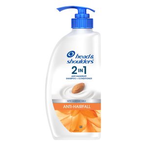 Head & Shoulders 2-in-1 Anti hairfall, Anti Dandruff Shampoo + Conditioner for Women & Men, With Almond Milk (650 ml)